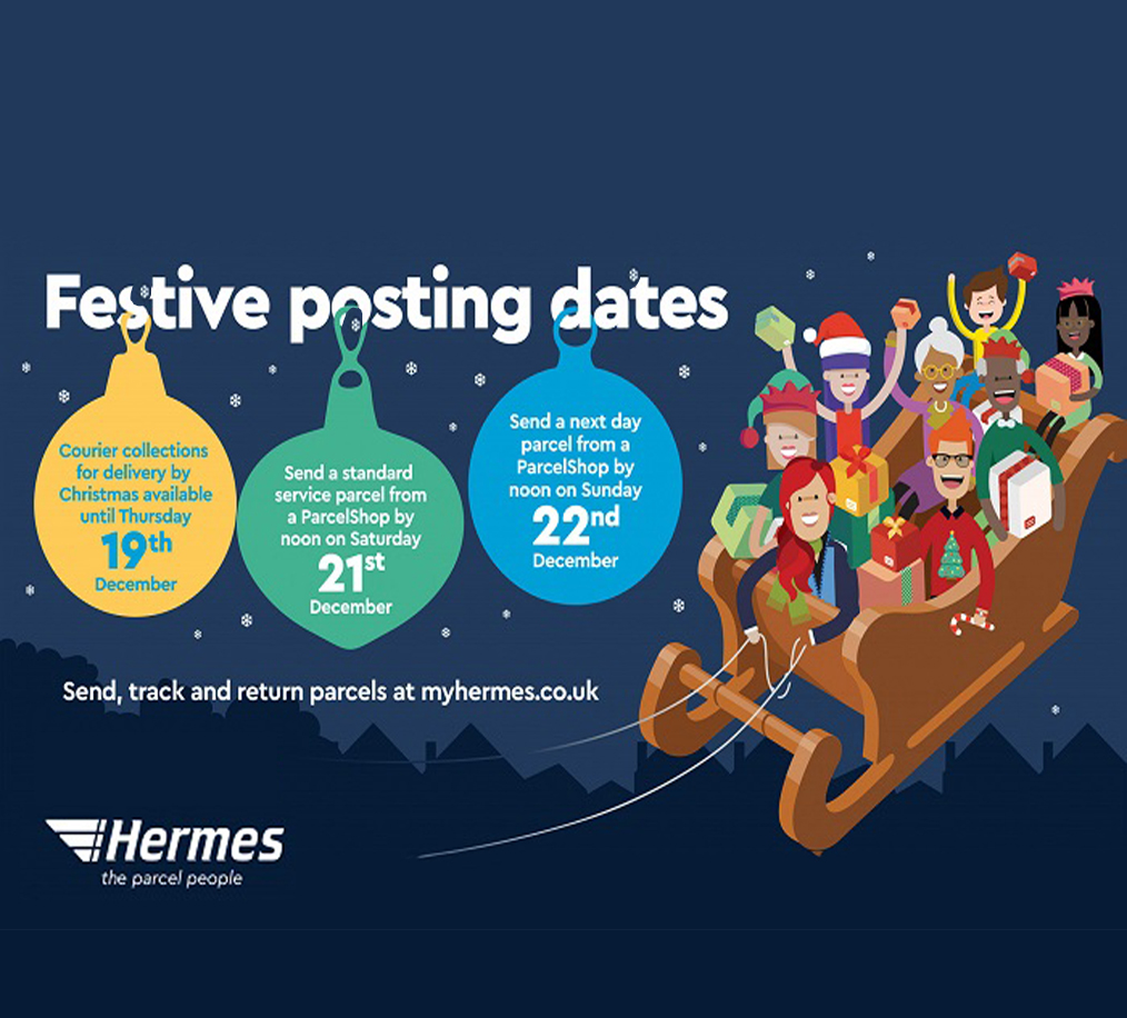 HERMES ANNOUNCES LAST DATES FOR CHRISTMAS DELIVERIES Retail Logistics