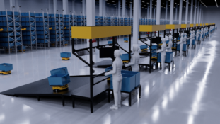Skechers choose LiBiao’s AirRob tote picking technology for Chinese logistics centre 