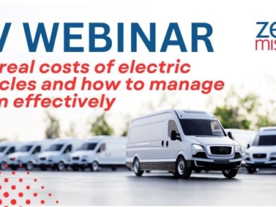 ZEROMISSION WEBINAR TO DISCUSS THE REAL COST OF ELECTRIC VEHICLES AND HOW TO NAVIGATE THE FLEET ELECTRIFICATION JOURNEY